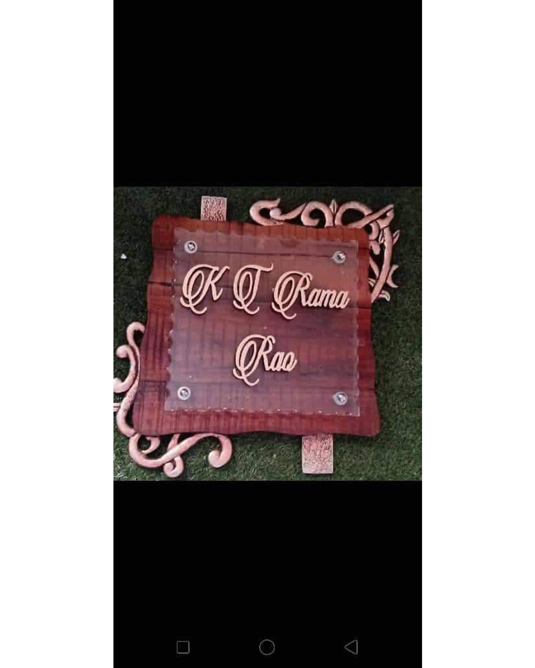 Riddhi Siddhi Art Creations - Wine & Cocktail Bar Theme Nameplate